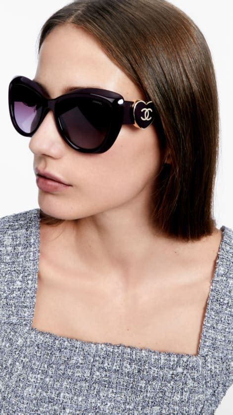 chanel glasses heart logo|Eyewear .